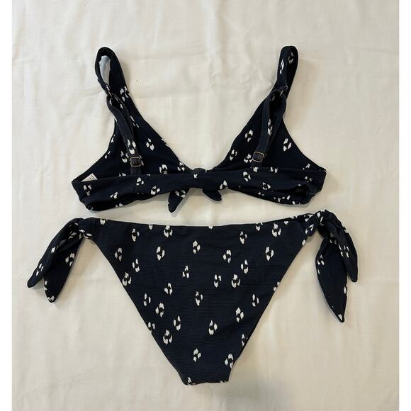 EberJey women's Black & White Simple Print Classic Bikini Size Small - Picture 3 of 3